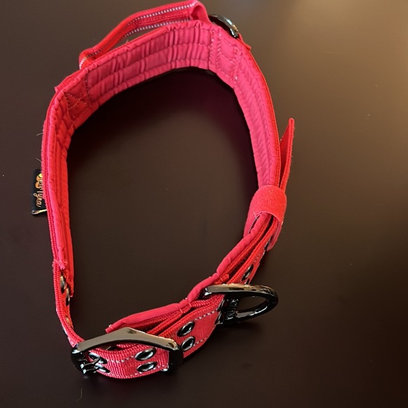 ADITYNA Heavy Duty Dog Collar with Handle - Reflective  size xl - Picture 3 of 5